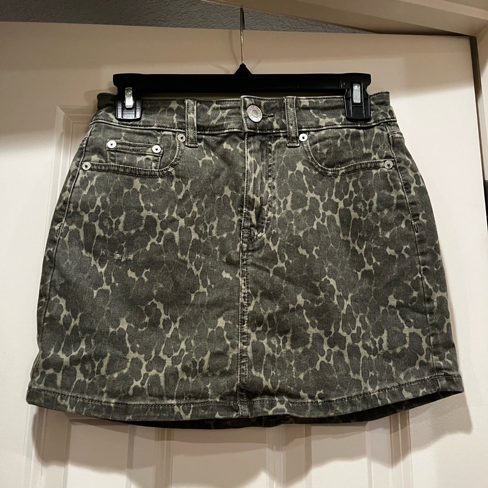 Denim mini skirt- American Eagle